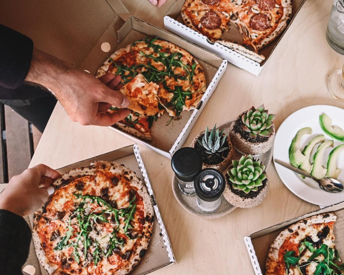 Menlyn Boutique Hotel Pretoria Exterior photo Pizzas from Pizza Pizza